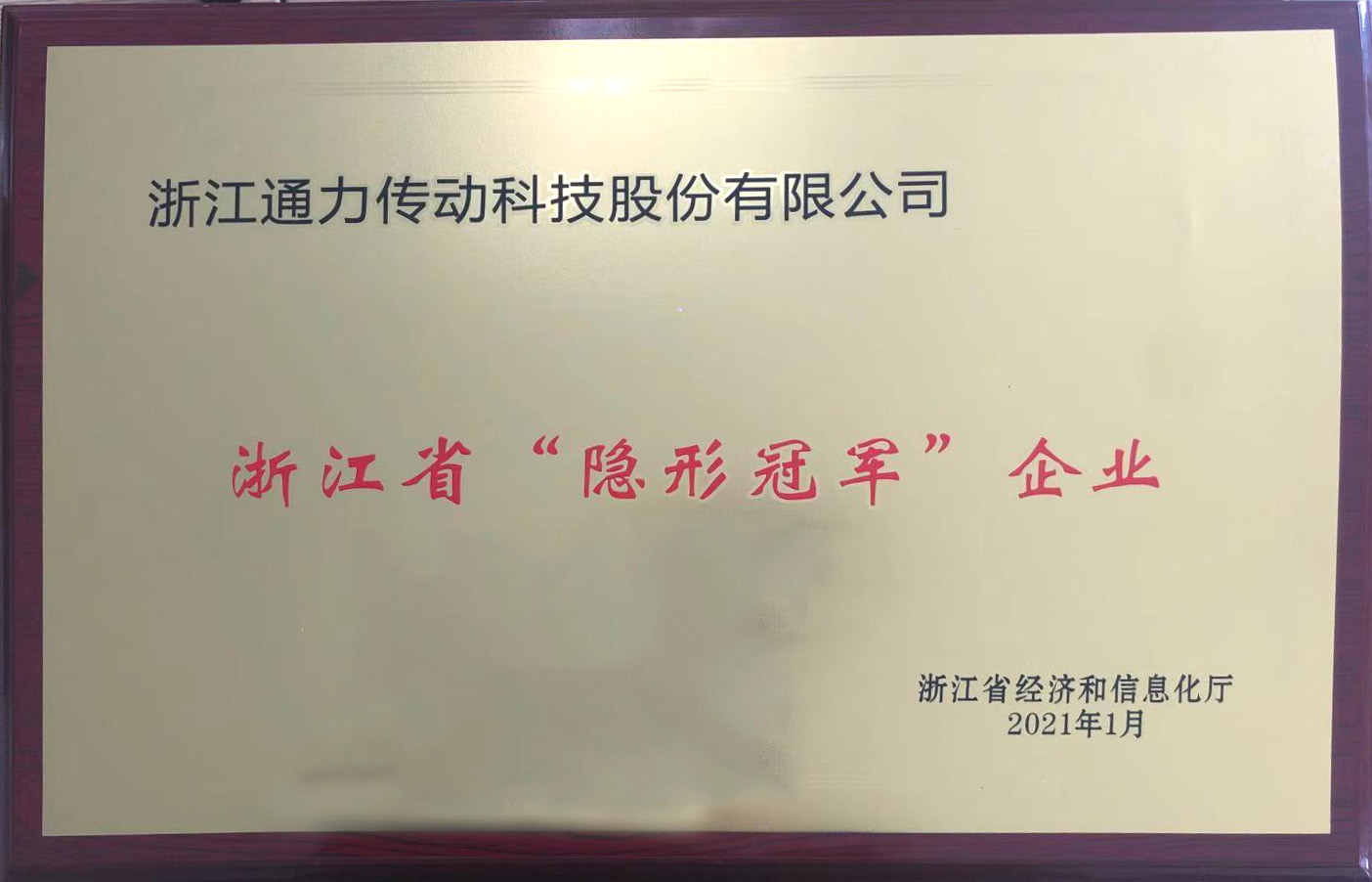 浙江省“隐形冠军”企业